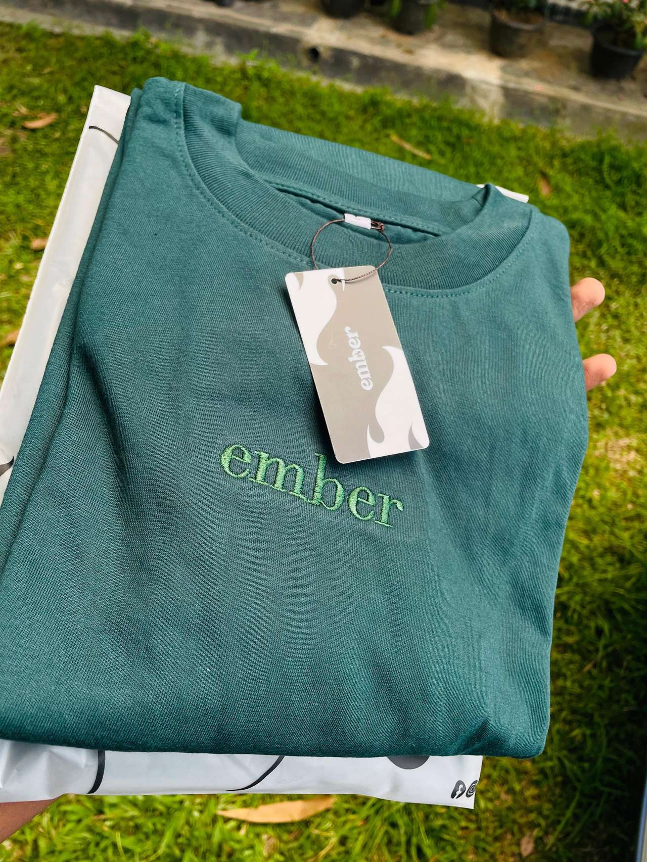 Forest Green Plain Tee